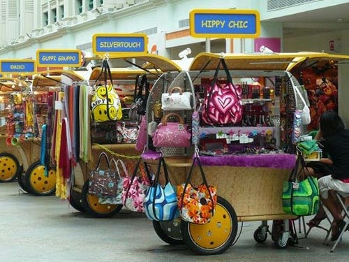 Pushcarts in Singapore Pushcarts in Singapore