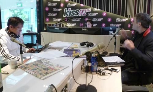 At Kiss92 FM Studio At Kiss92 FM Studio