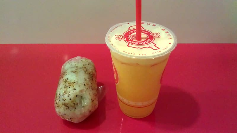 QQ Rice and Orange juice