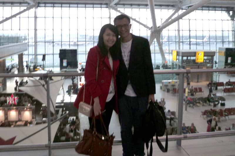 At London Heathrow Airport