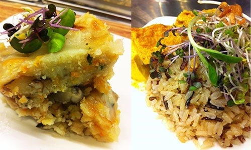 Steamed Radish & Carrot Cake; Brown Rice Nasi Lemak