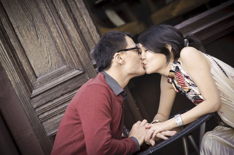 Engagement shoot: Kiss :)