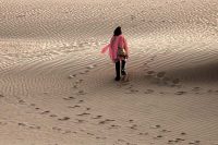 Girl in the desert