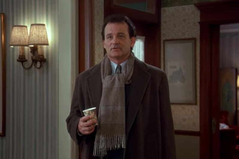 Phil (Bill Murray), an arrogant weatherman in the movie Groundhog Day