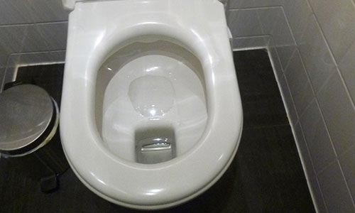 Traditional Dutch toilet design in Holland