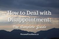 How To Deal with Disappointment