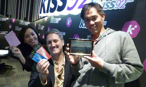 Kiss92 Deejays – Maddy, Jason, and Arnold!