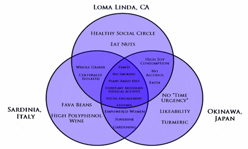 Longevity Venn Diagram