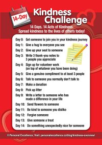 14-Day Kindness Challenge [Manifesto]