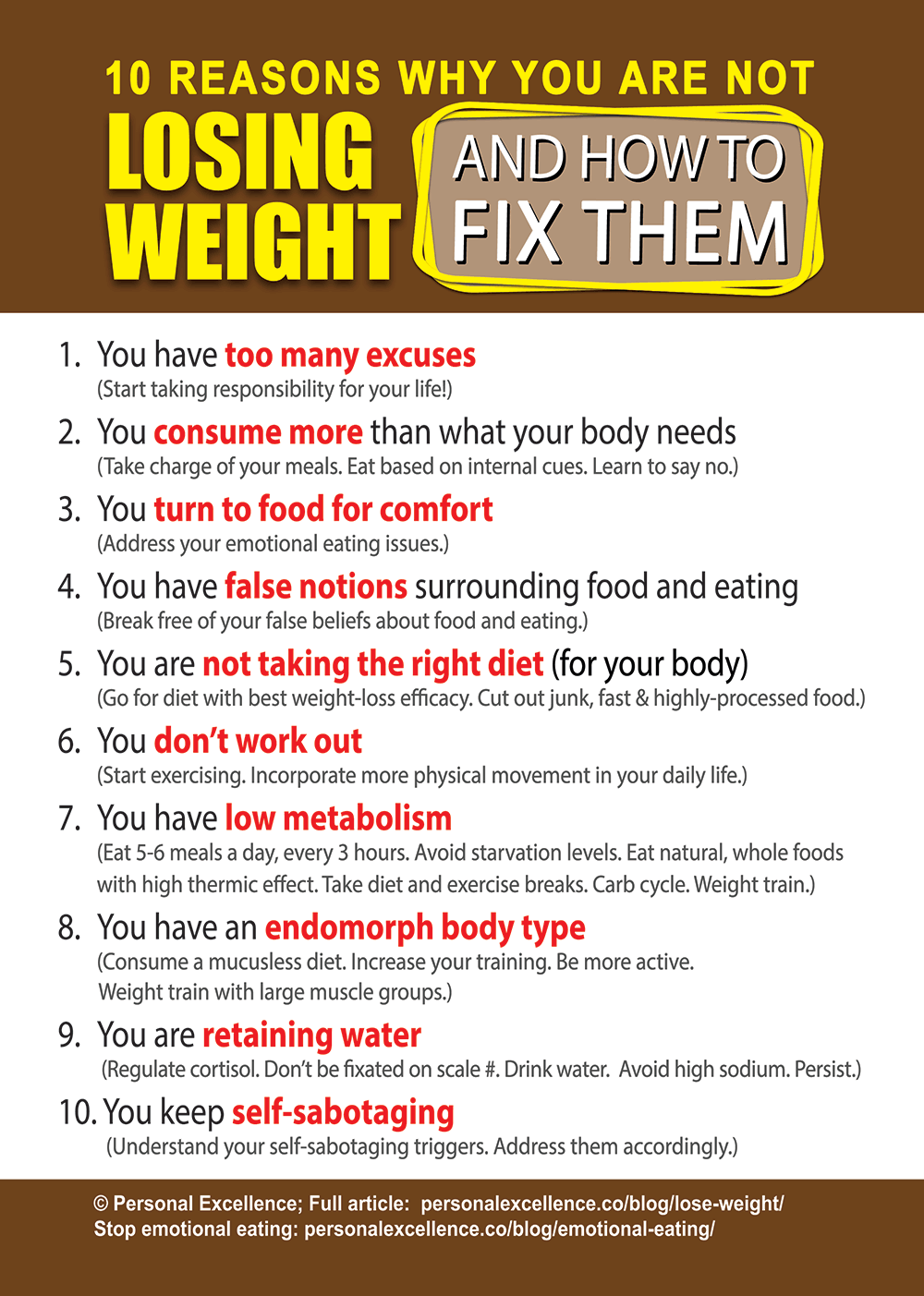 reasons to lose weight