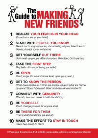 How To Make New Friends Manifesto