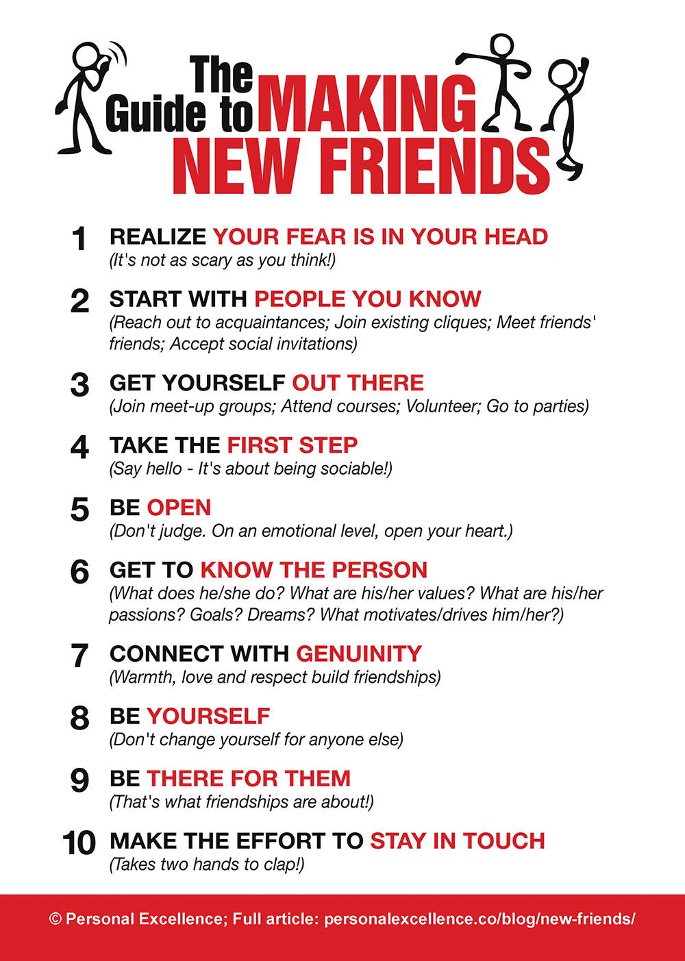 How To Make New Friends Manifesto Personal Excellence