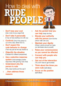 How To Deal with Rude People Manifesto