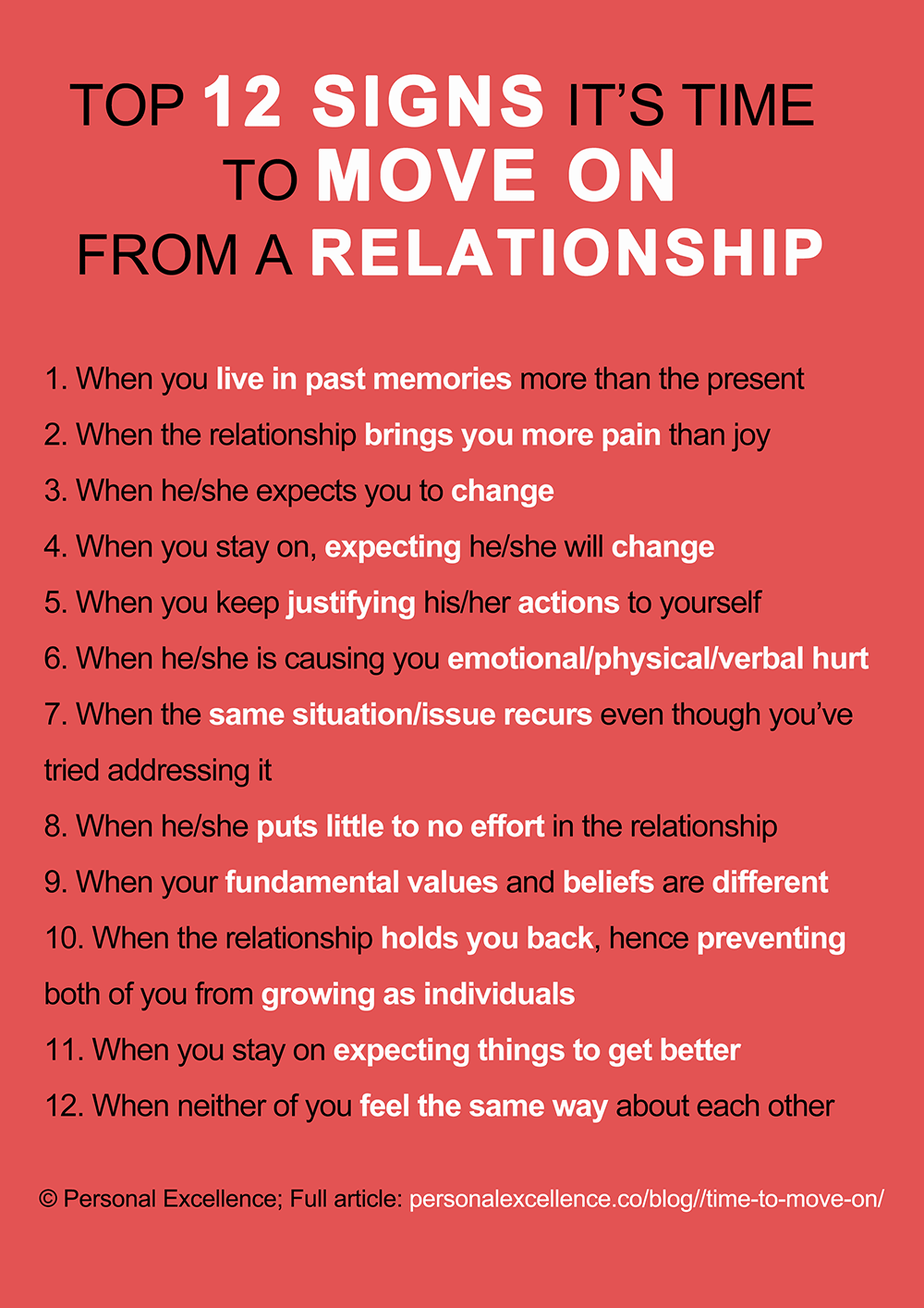 Top 12 Signs It's Time To Move On From A Relationship [Manifesto ...