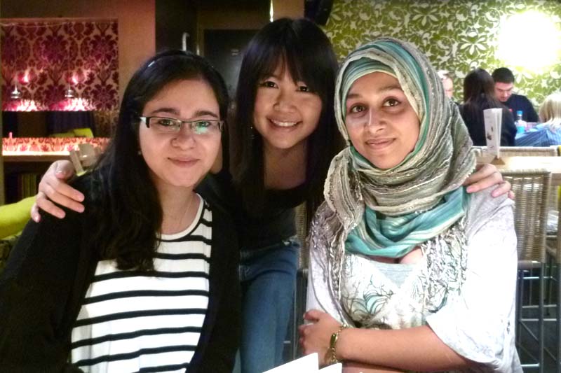 London Meet-up: Beheshteh, Celes and Sulthana