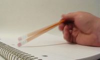 Tapping a pencil