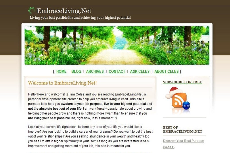 PE circa 2008 - EmbraceLiving.net (Screenshot)