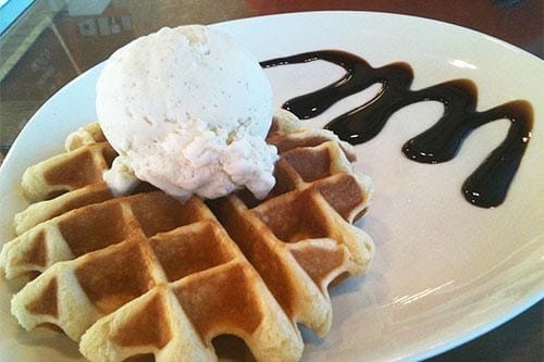 Udders Waffle Ice Cream