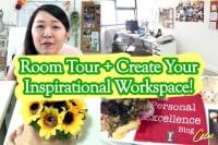 Room Tour + Create Your Inspirational Workspace [Video]